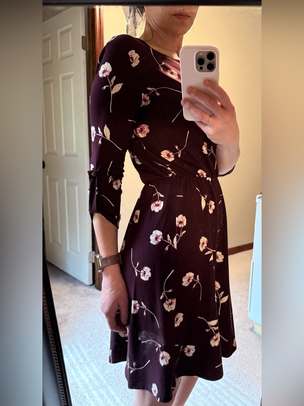 French Grey mid length dress from stitch fix